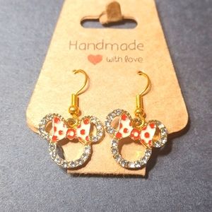 Handmade Minnie earrings